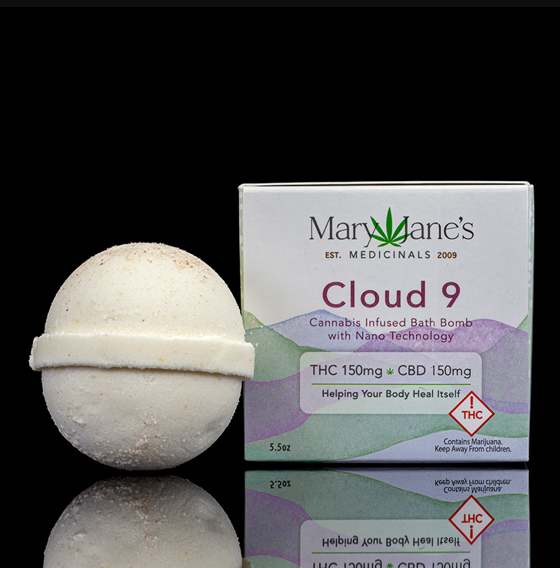 Cloud 9 Bath Bomb (1:1) (THC:CBD) 150mg