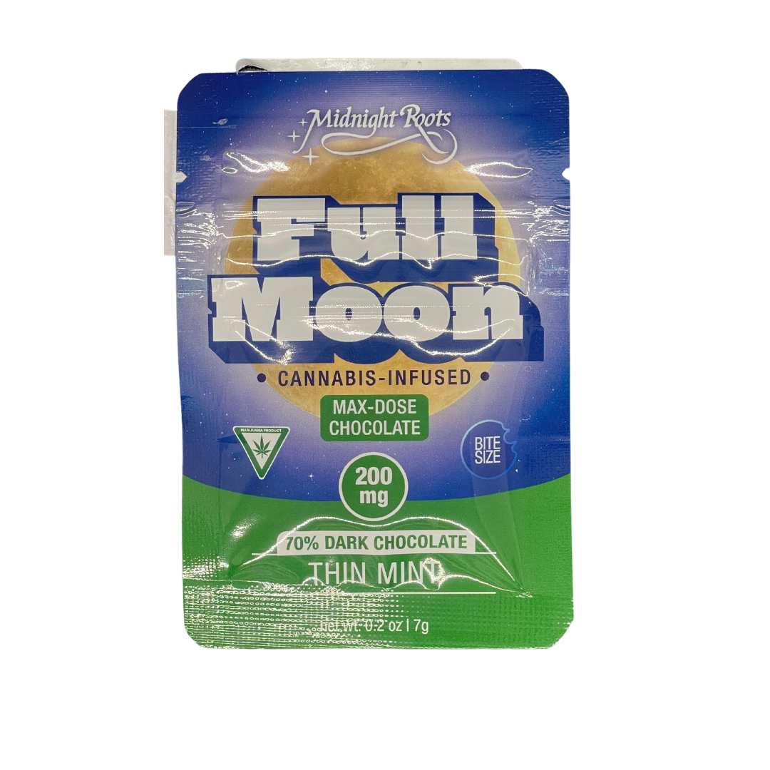 Full Moon - Thin Mint Dark Chocolate - 200mg Bites