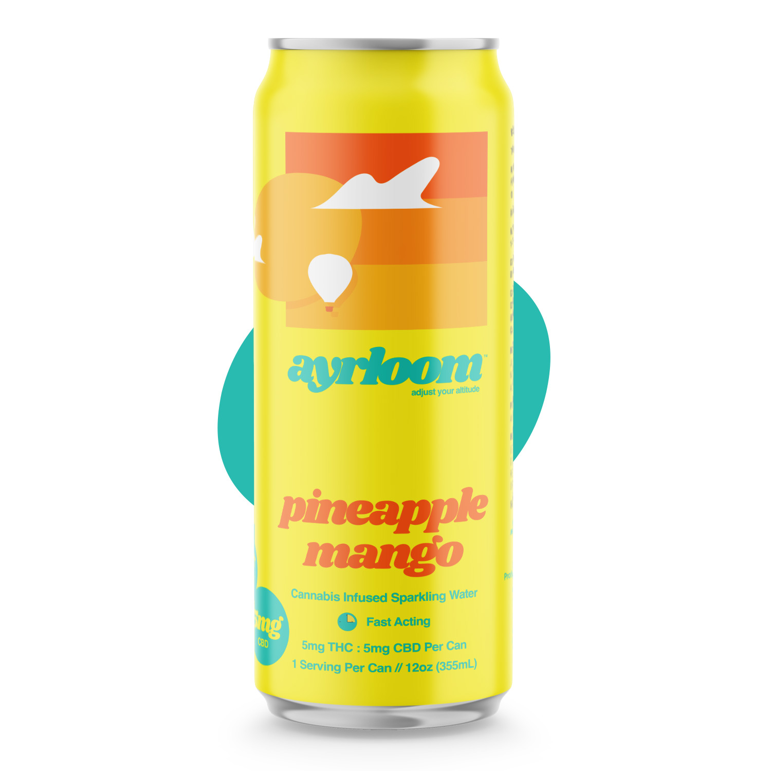 Pineapple Mango | 1:1 Sparkling Water | 5mg