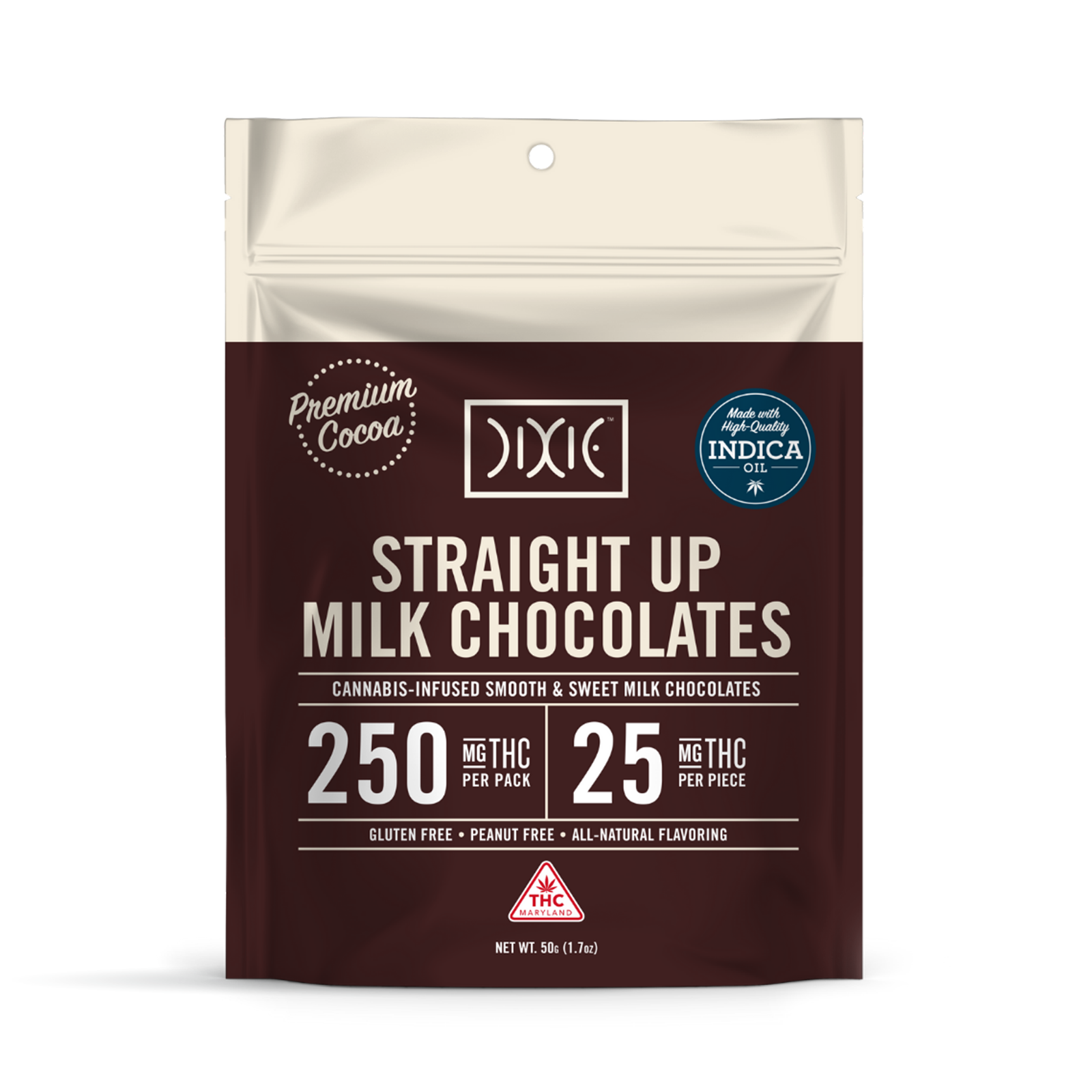 Straight Up Indica Milk Chocolate