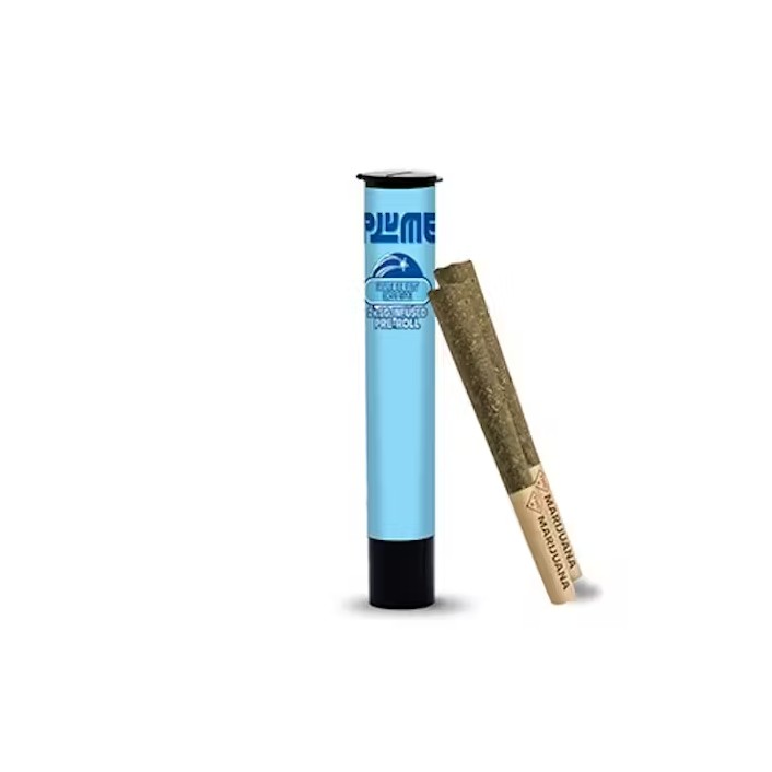 PLUME INFUSED PRE-ROLL BLUEBERRY CREAM (I) [2PK] .5G