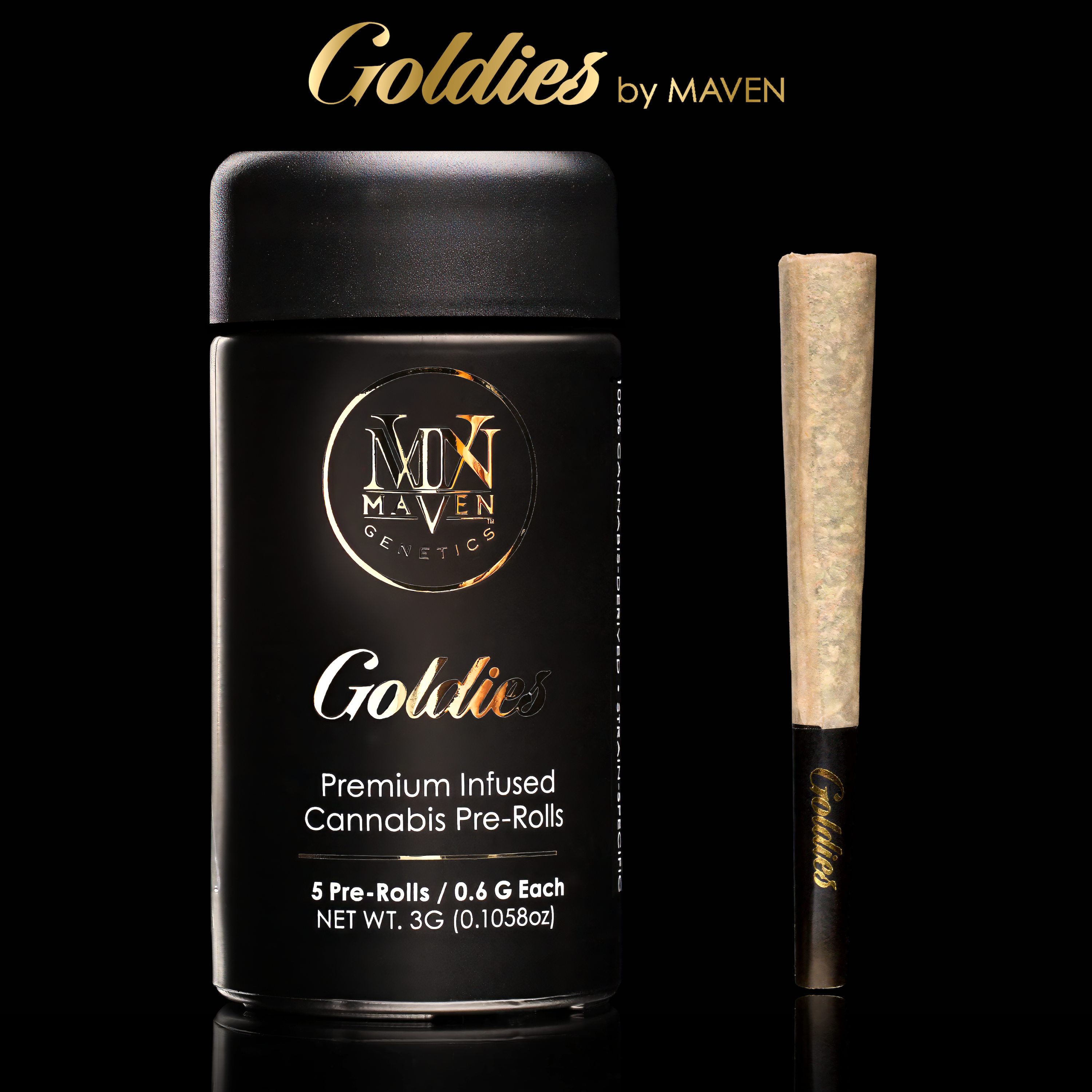 98K Goldies Infused Pre-Rolls 5-Pack [3g]