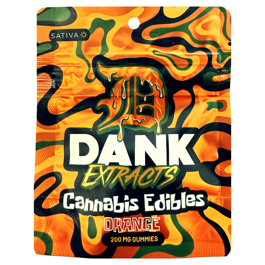Dank Extracts - 200MG Gummies - Orange