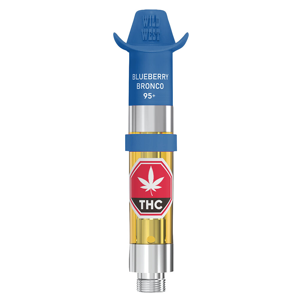 Wild West - Blueberry Bronco 95+ Liquid Diamonds 510 Thread Cartridge - 0.95g