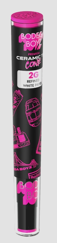 Bodega Boyz | Premium Ceramic Tip Cone Unrefined Paper fits 2g
