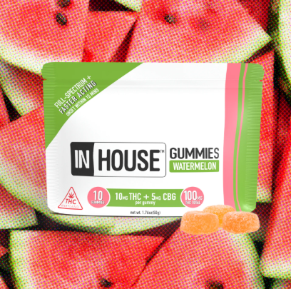 High Dose Watermelon Fast-Acting Gummies (10pk | 500mg total)