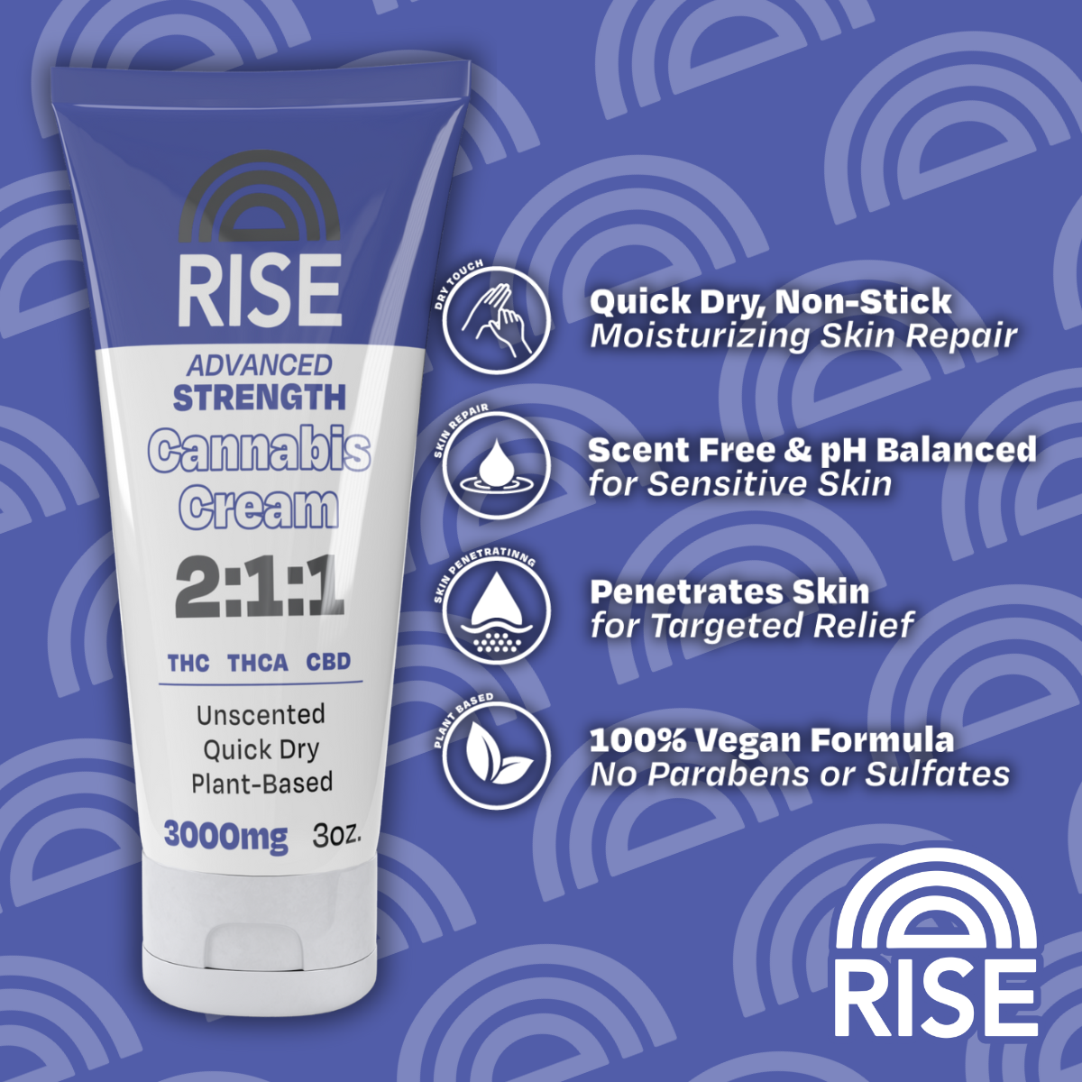 RISE Advanced Strength Cream - 3oz.