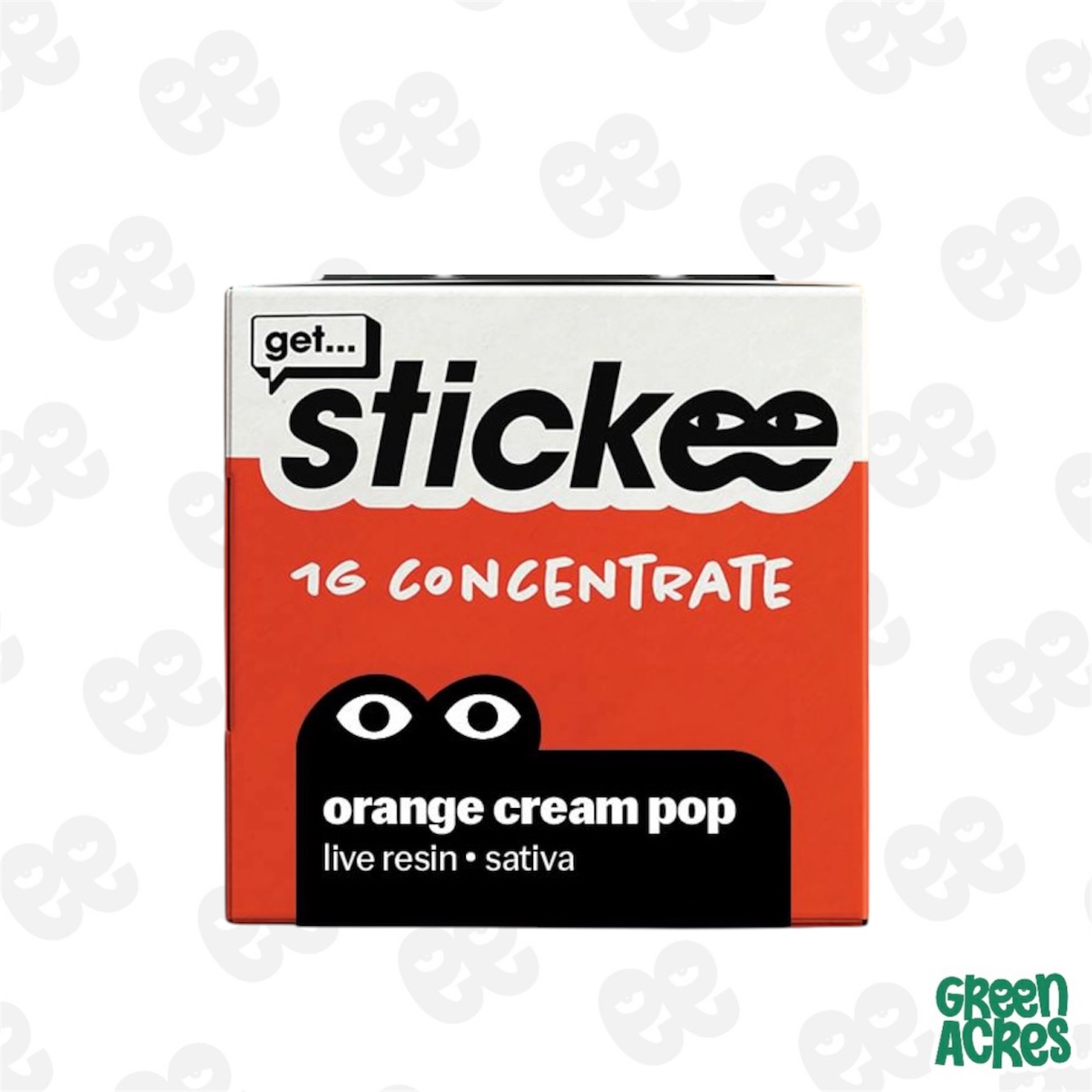 Stickee: Orange Creampop Live Resin Puck