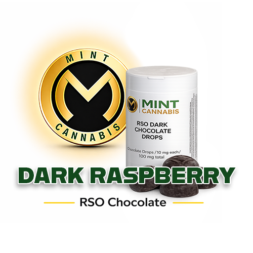 Chocolate Drops Rso Dark Raspberry