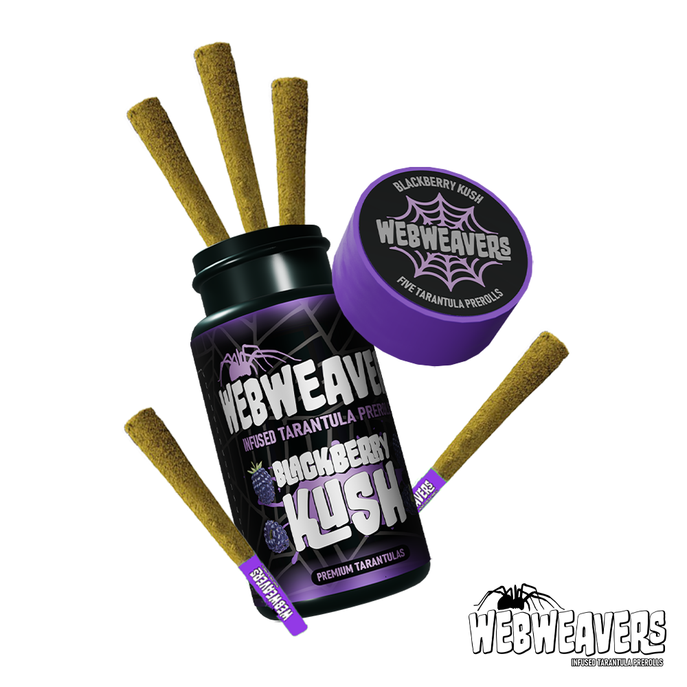 Webweaver Minis 5pk Infused Pre Rolls | Blackberry Kush