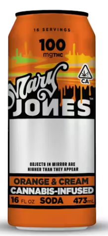 Mary Jone's - Orange & Cream - 100mg Soda