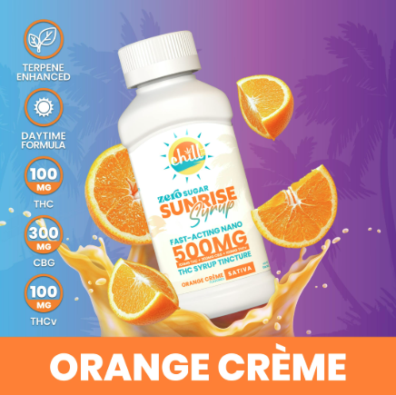 Chill Medicated Syrup 600mg AM Medicated - Sunrise Orange Creme