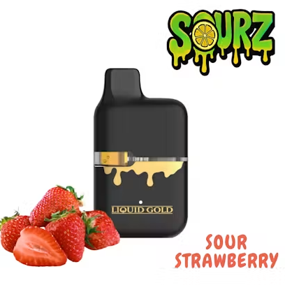 Liquid Gold | Rainbow Chews | Live Resin Distillate Blend Disposable product photo