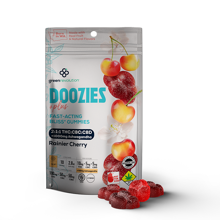 Rainier Cherry Doozies Plus 2:1:1 CBC/CBD 10-pack | 200mg (DOH)