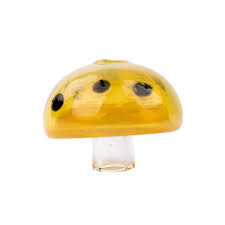 (06045) Carb Cap- Mushroom Yellow