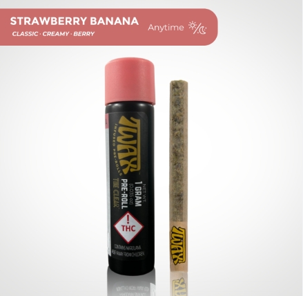 TWAX Pre-Roll 1pk/1g Infused- Strawberry Banana