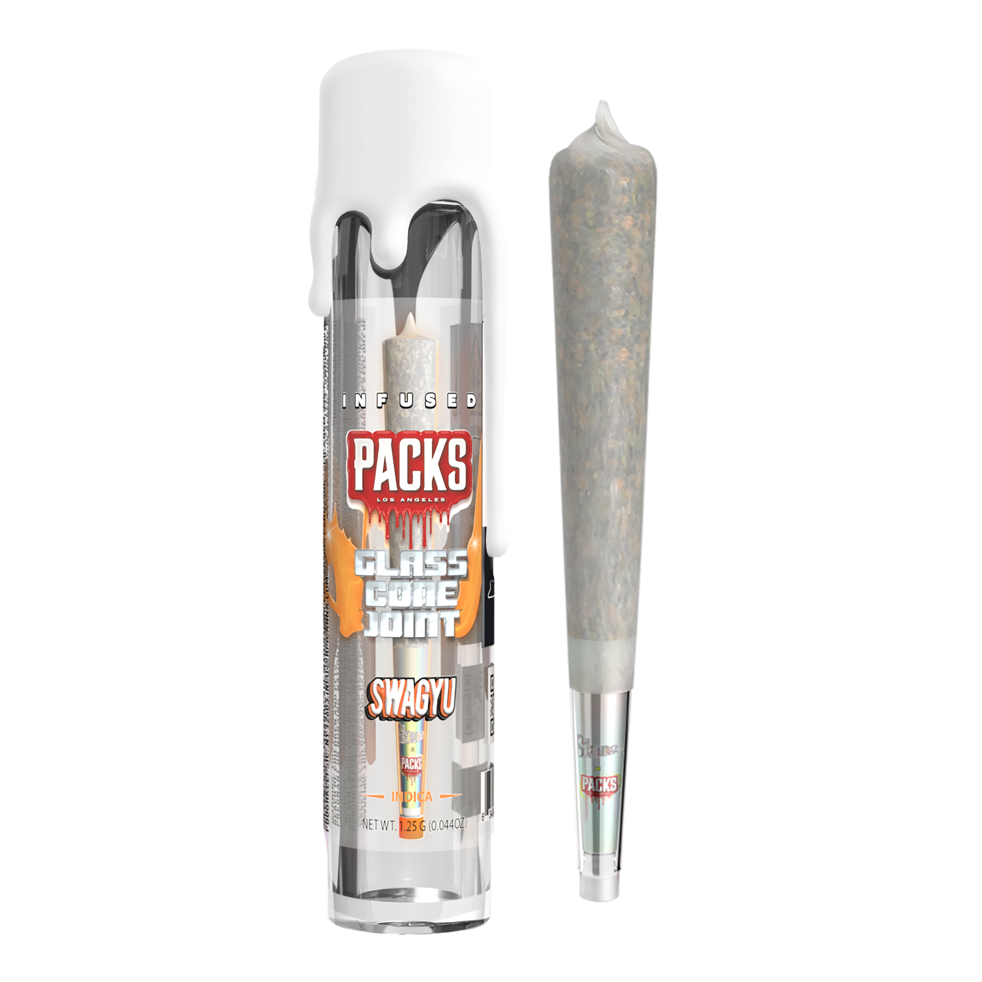 SWAGYU | Packs Glones - Infused Glass Cone Joint | 1.25G