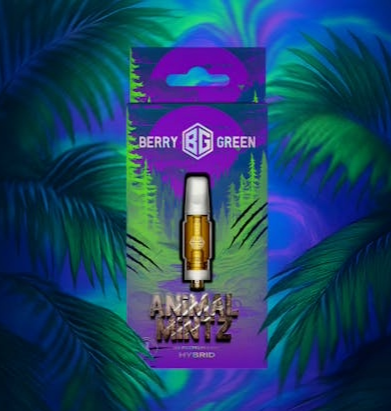 Berry Green 3g Cart (510) - Animal Mintz