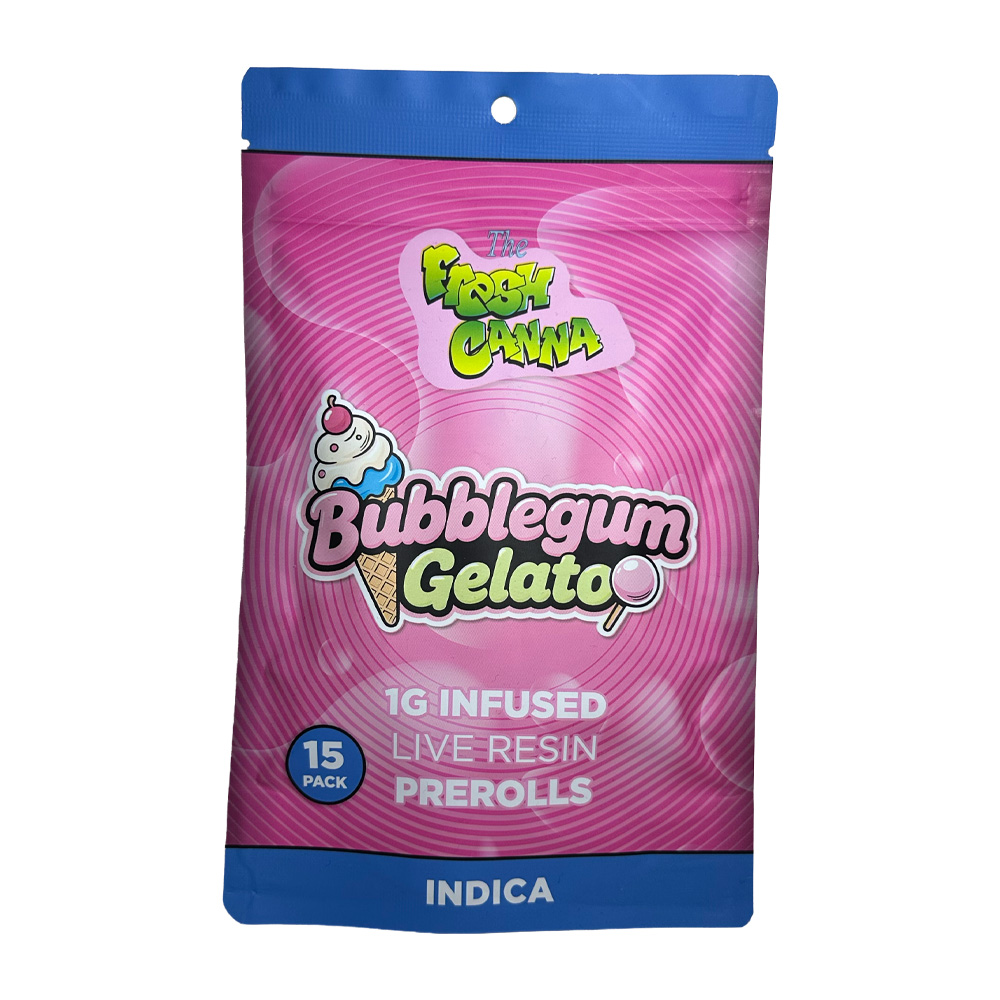 Fresh Canna | 15-Pack Infused Pre-Rolls | Bubblegum Gelato