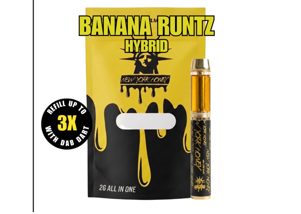 New York Honey - Banana Runtz Disposable Vape - 2g