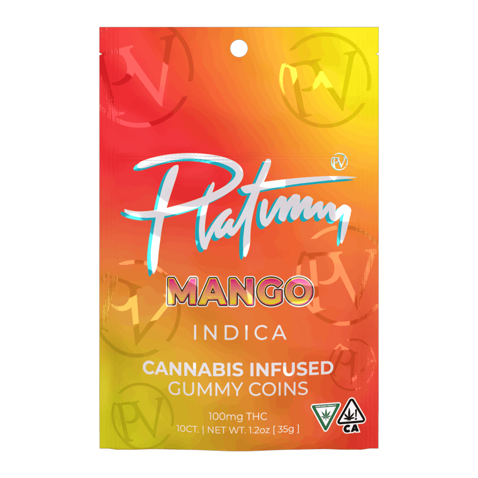 Platinum Vape | 200mg Gummies | Mango