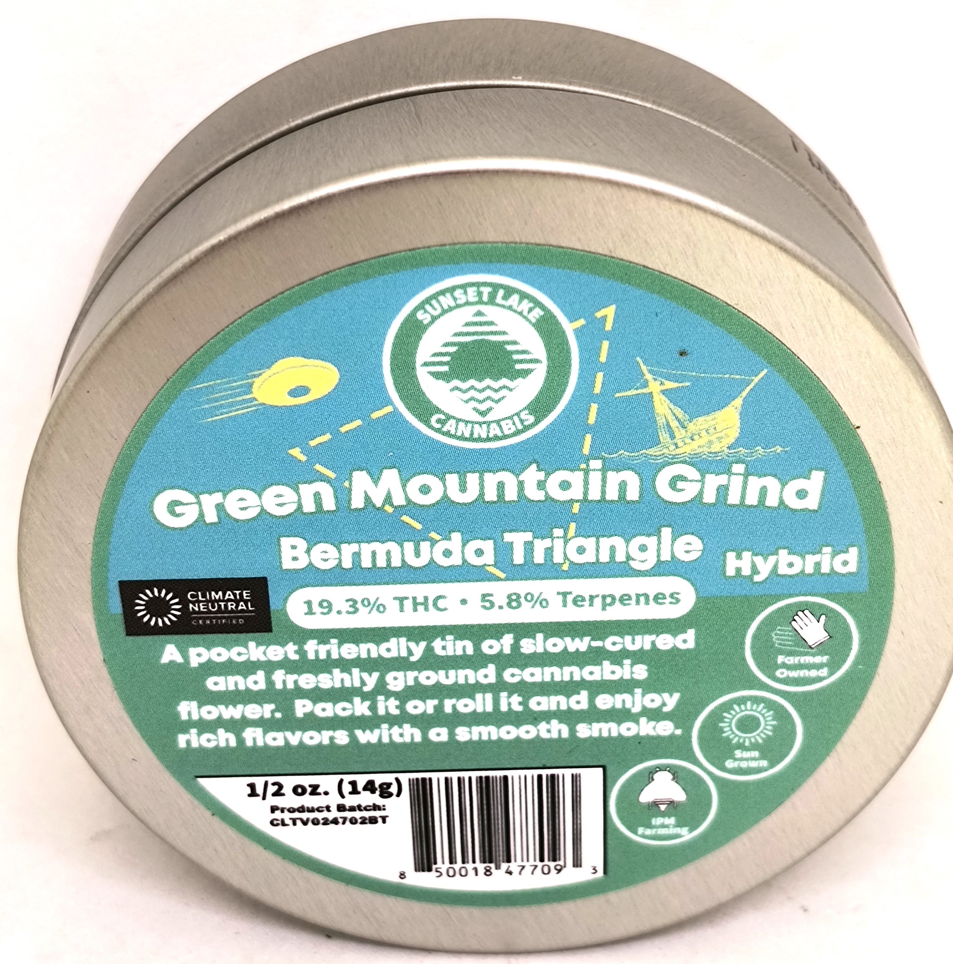 Bermuda Triangle Pre-Ground Flower | Sunset Lake