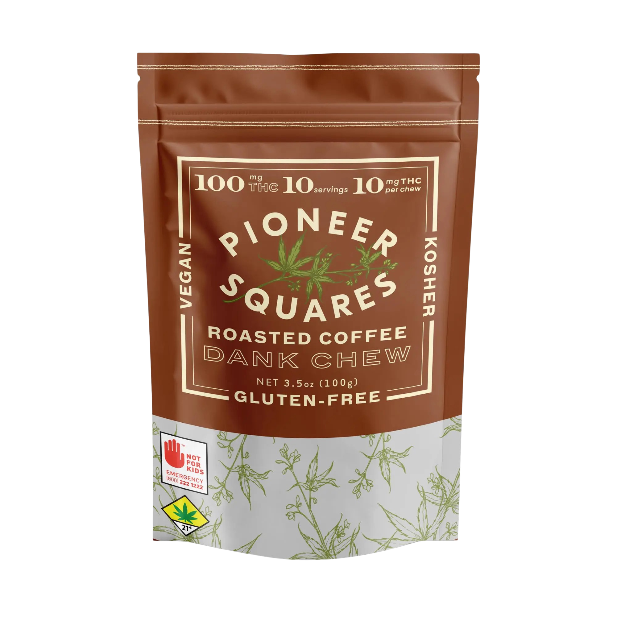 Roasted Coffee Pioneer Square Dank Chew | Single