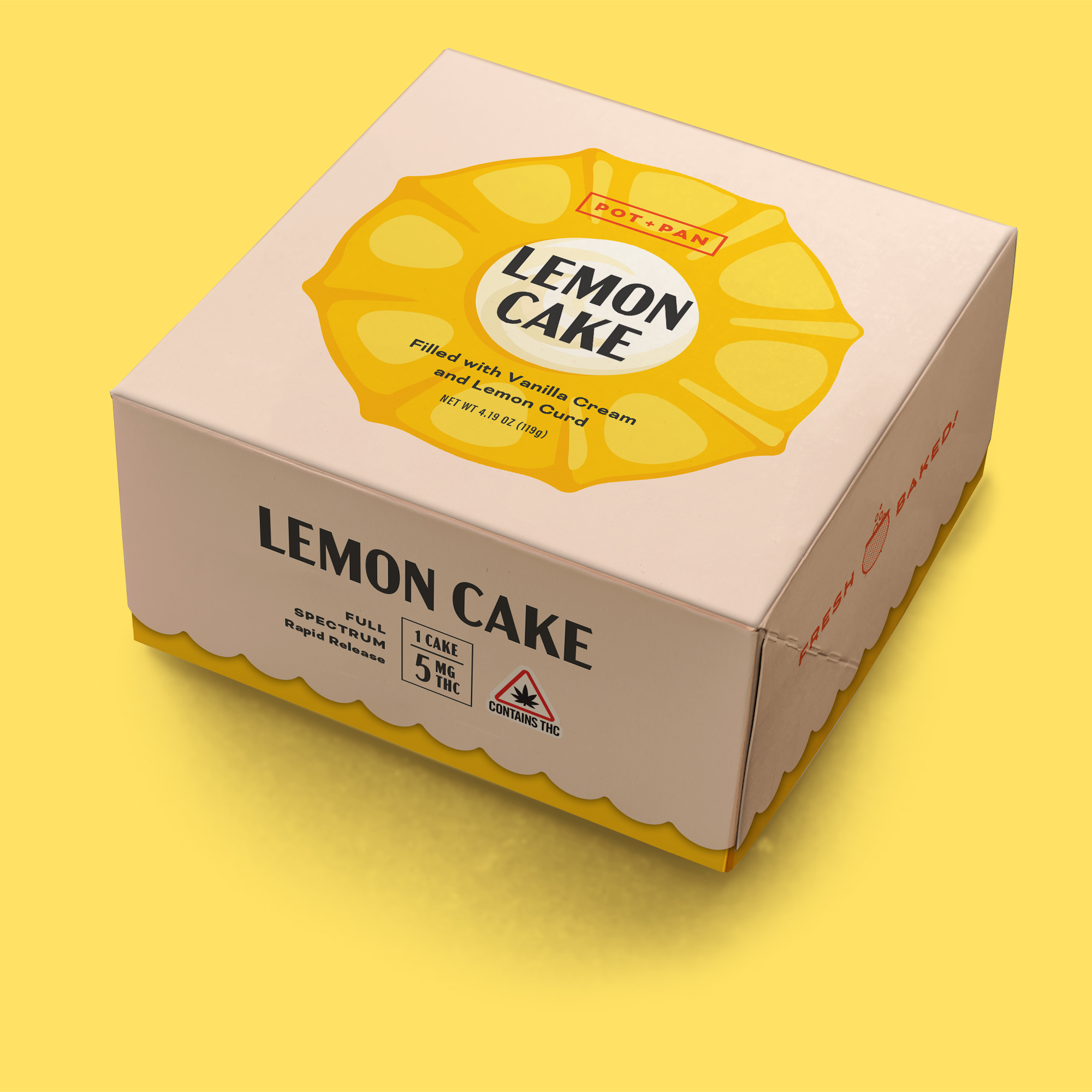 LEMON CAKE BUNDT | 1PC | 5MG