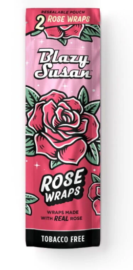 Blazy Susan | Natural Rose Wraps | 2pk