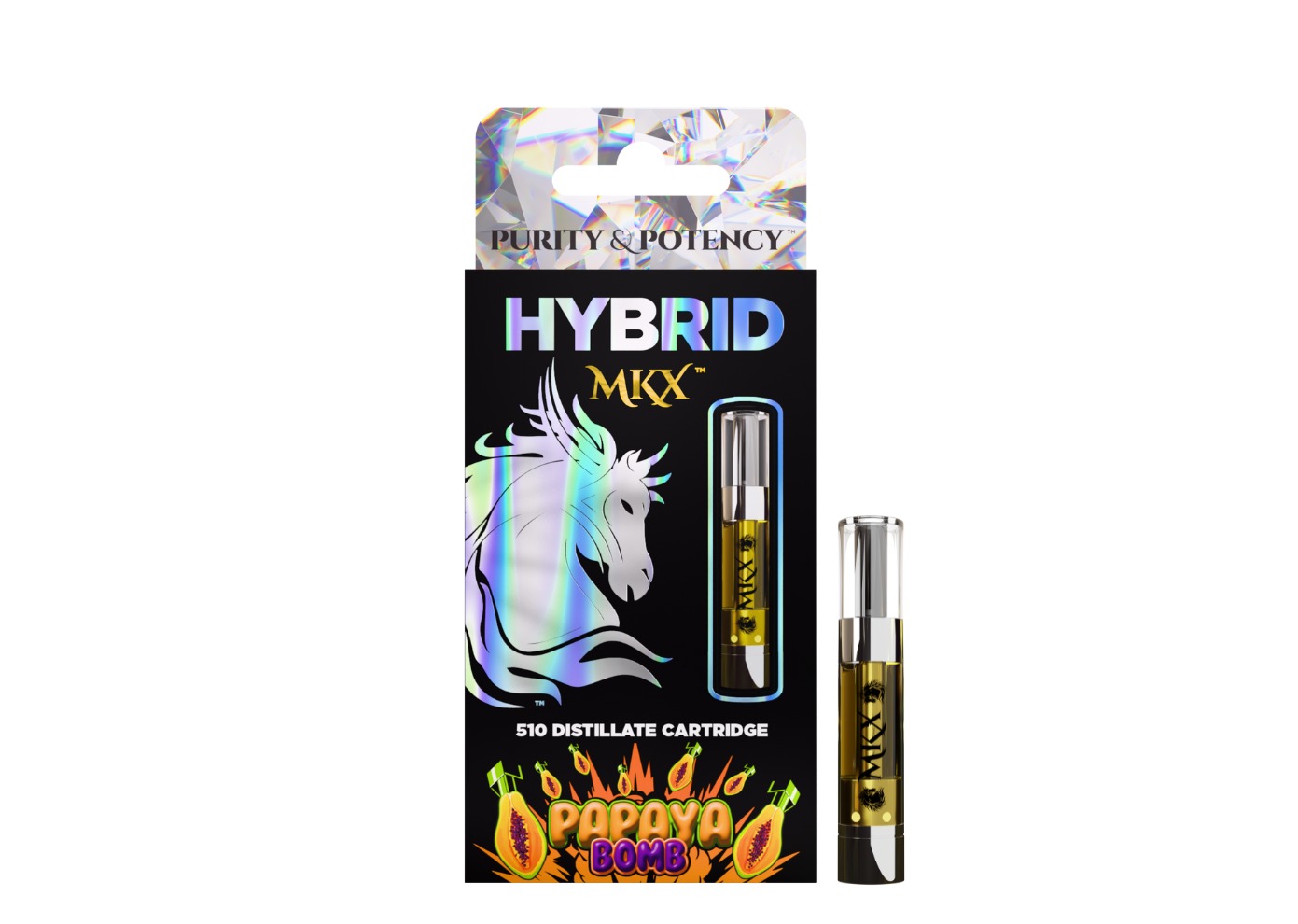 MKX 1 Gram 510 Thread Carts - Papaya Bomb (Hybrid)
