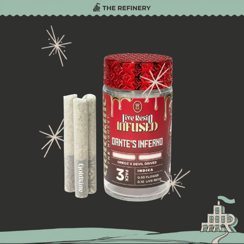 DANTE'S INFERNO | LIVE RESIN INFUSED | 3PK | 1.8G