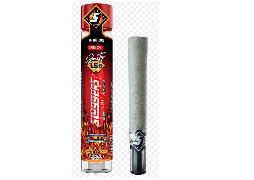 Sluggers - Fire OG Infused Glass Tip Preroll - 1.5g