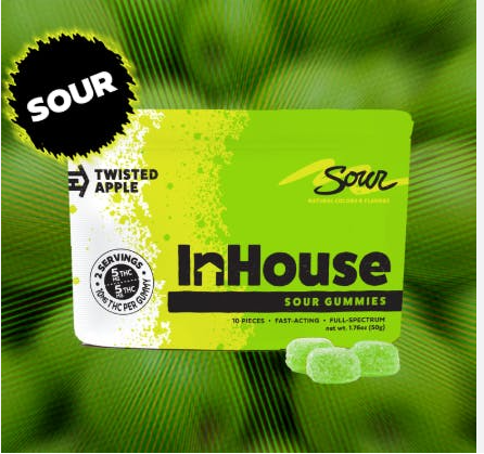 Gummies | Sour Apple | 25mg Per Serving | 20 Servings