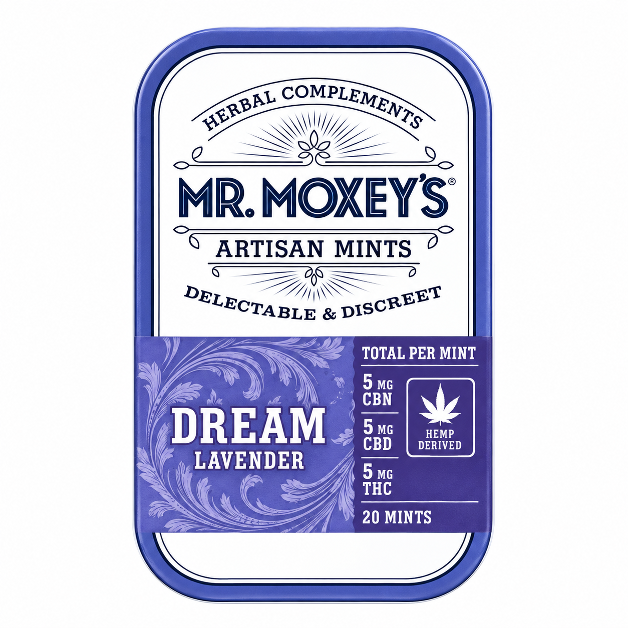 Mr. Moxey's - Lavender Dream 1:1:1 THC:CBD:CBN - 100mg - 20ct