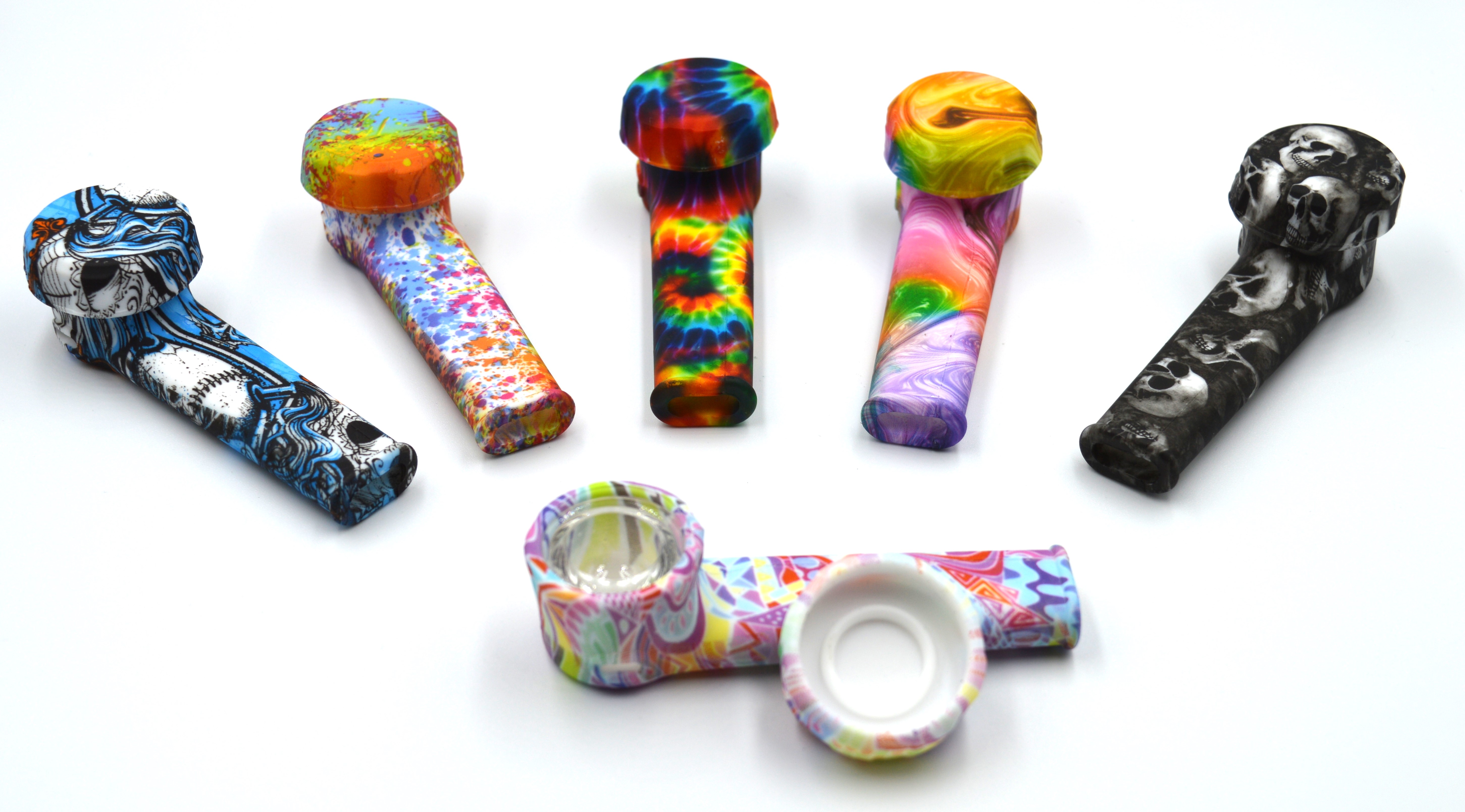 Silicone Pipes with bowl cap