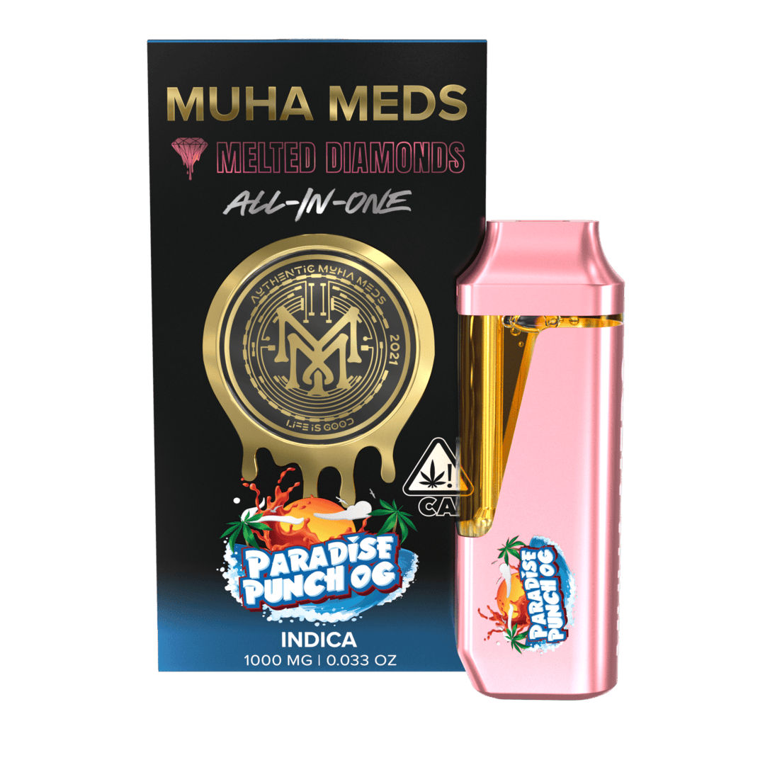 MuhaMeds - 1G Melted Diamond Disposable - Paradise Punch OG