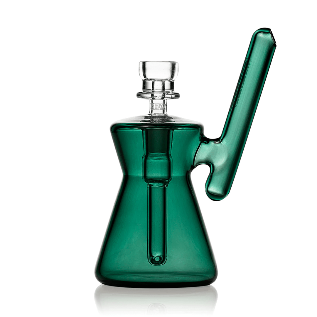 Hourglass Pocket Bubbler Lake Green 10mm