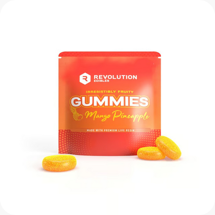 Mango Pineapple - Live Resin - Gummies -100mg(10pk)