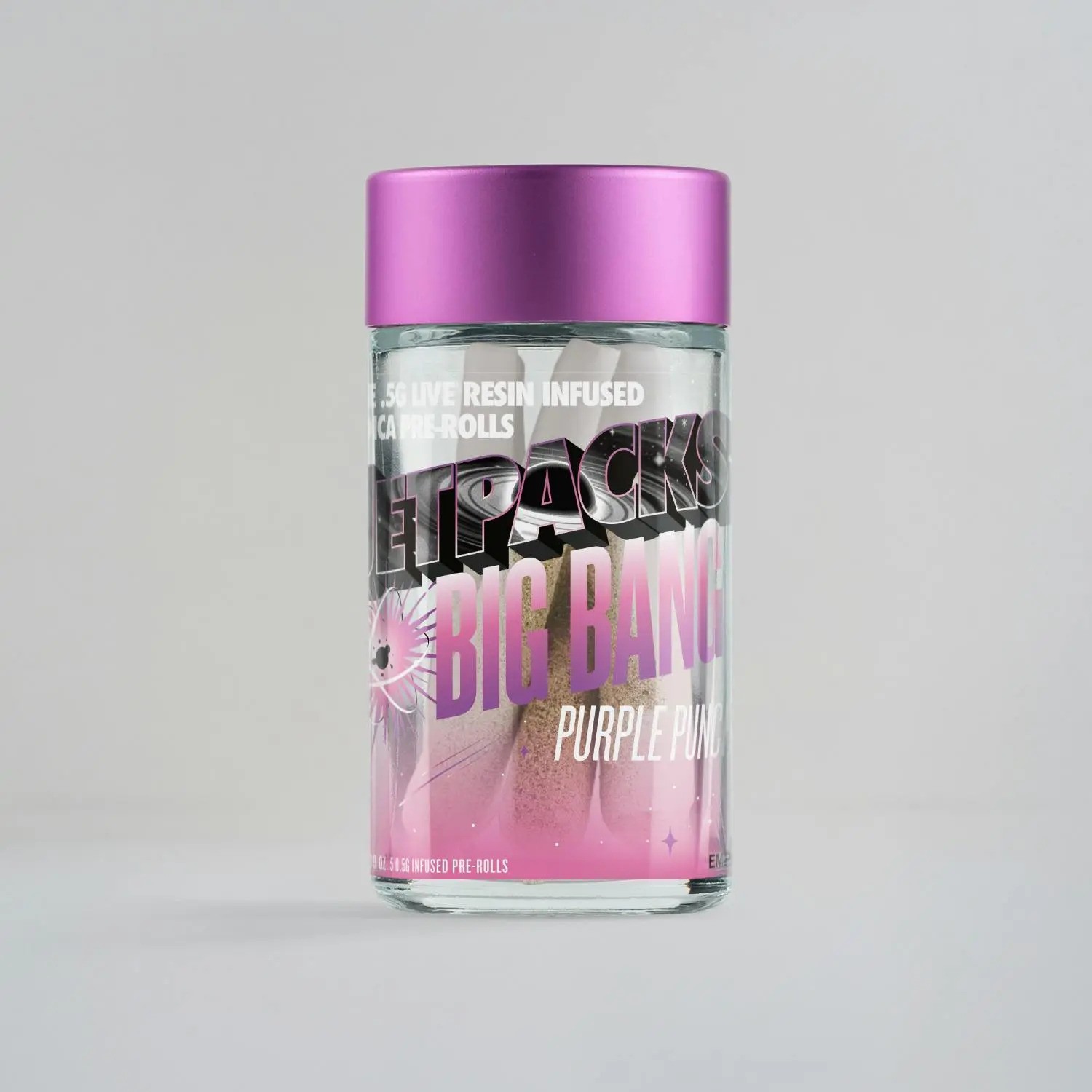 Jetpacks | Purple Punch | Big Bang Infused Pre-Roll 5pk | 2.5g at