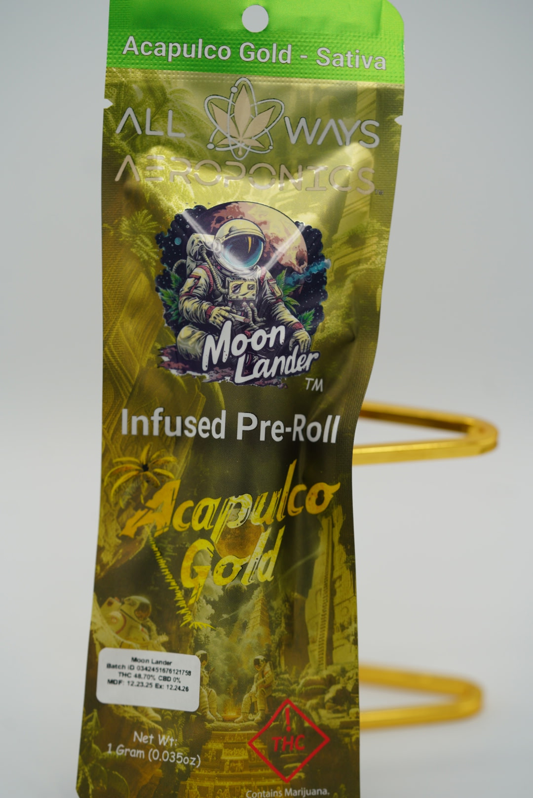 Moon Lander - Infused Preroll - Acapulco Gold