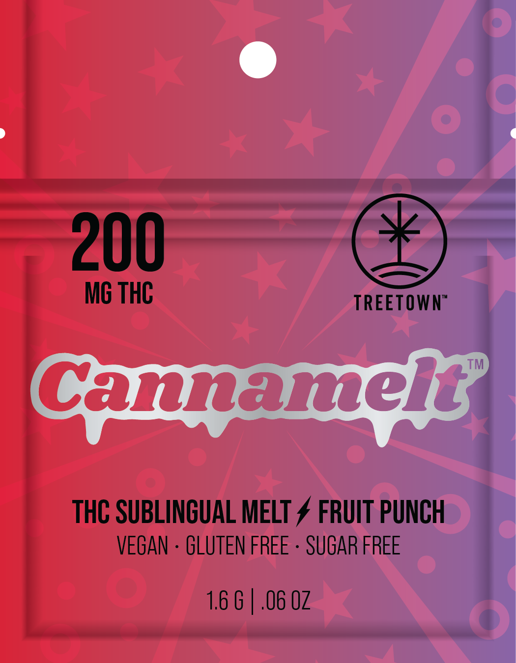 Treetown - 200mg Cannamelt - Fruit Punch
