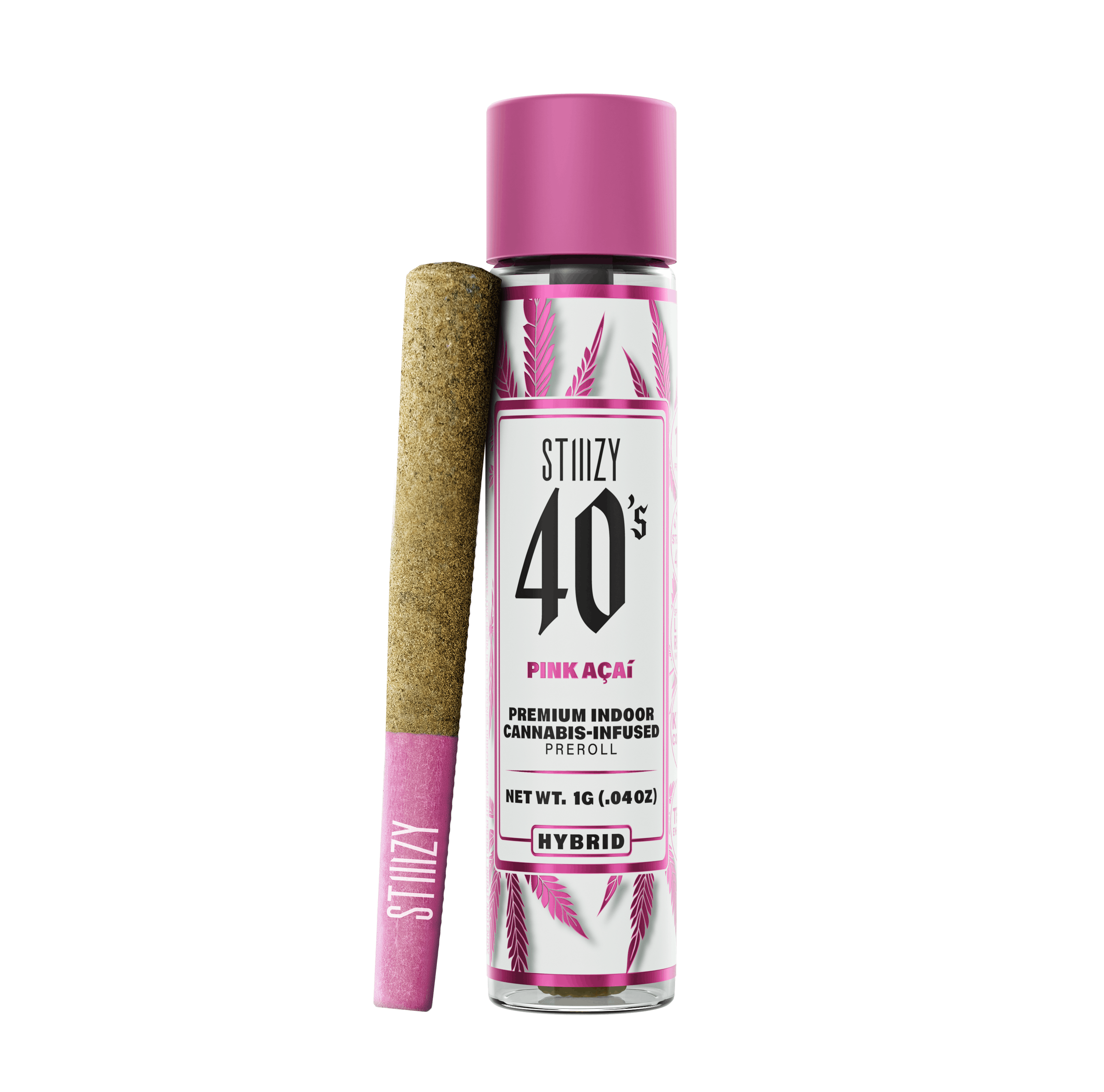 Stiiizy 40's - Pink Acai 1g Infused Joint