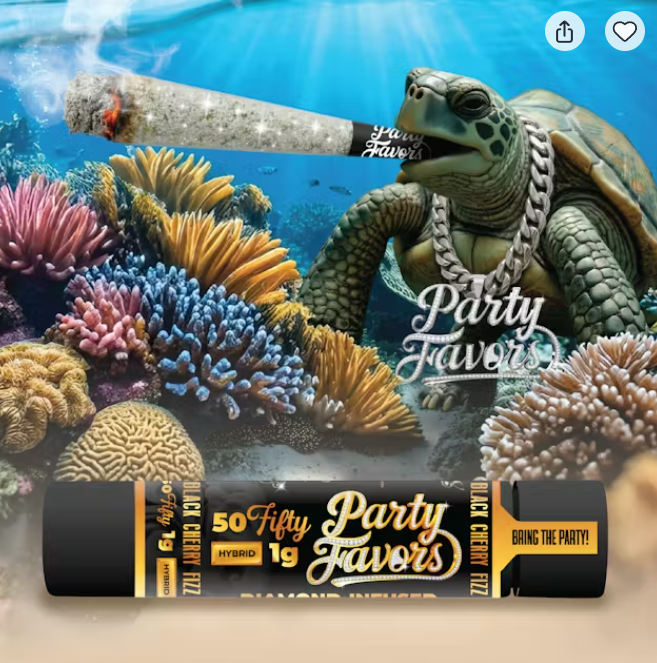 Black Cherry Fizz | 50Fifty Diamond Infused Preroll | 1g | Hybrid