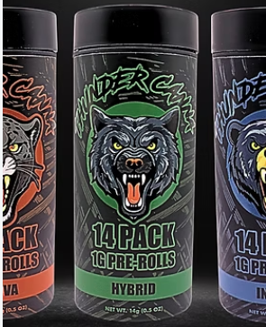 Thunder Canna 14 Pack Pre Rolls - Block Berry