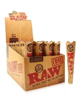 RAW Classic Cones | 1 1/4 | 6pc