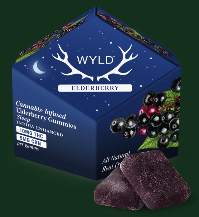 WYLD | Elderberry 2:1 THC CBN Gummies product photo