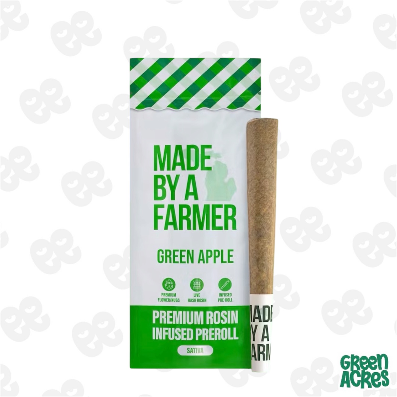 Made by a Farmer: Green Apple 1.5G Infused Preroll