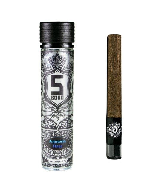 5BORO | Blunt Amnesia Haze | Hemp Wrapped | Sativa Blunt