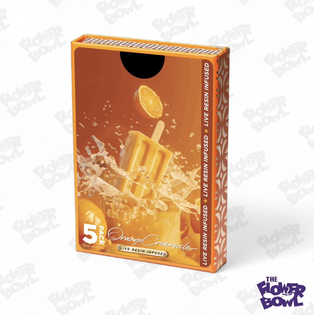 Goldkine: Orange Creamsicle Live Resin Infused (.6g x 5) 5-Pack