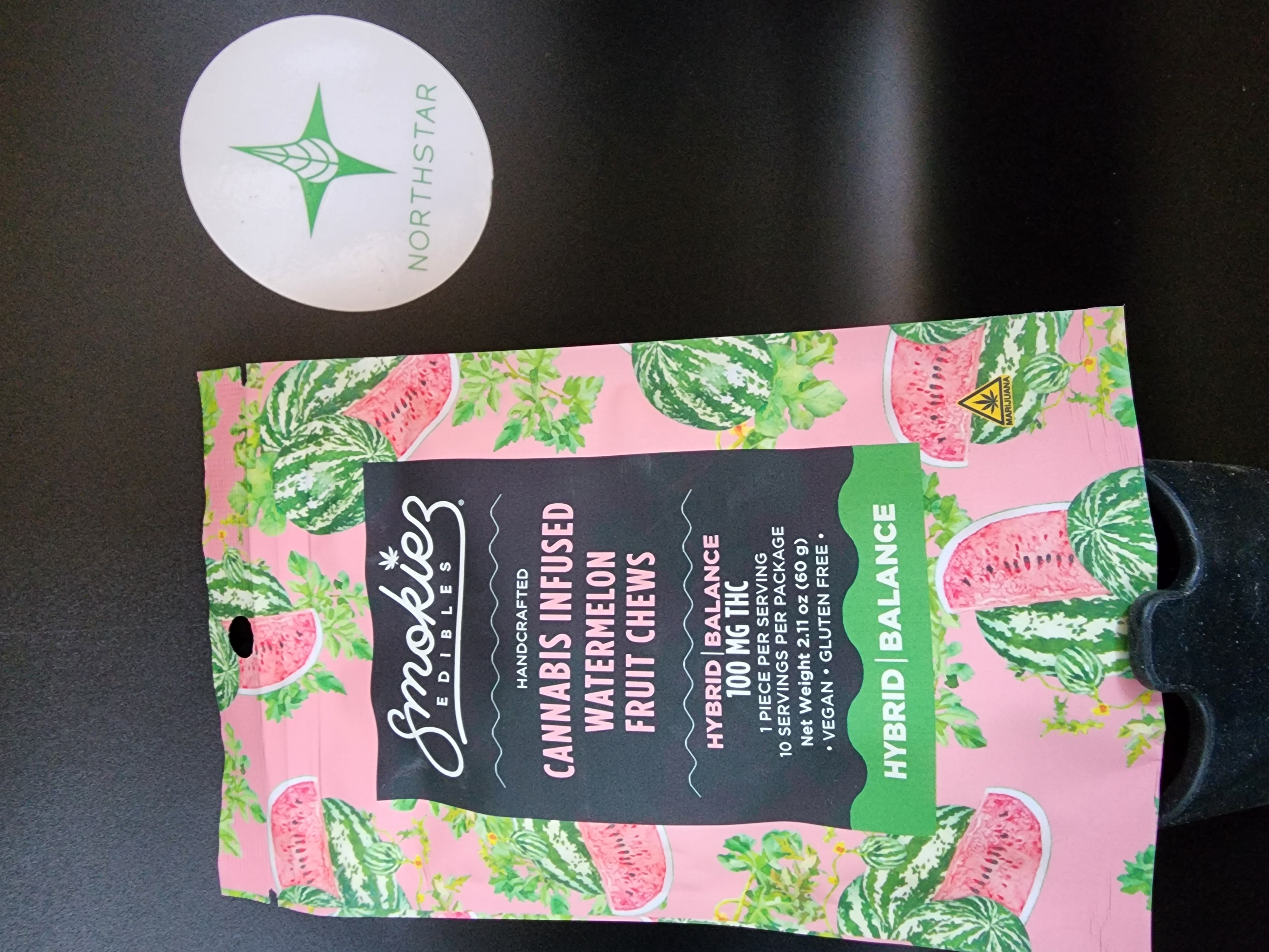 10pk Watermelon Hybrid Gummies - Smokiez